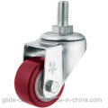 Medium Duty PU Caster (Red) (Flat Surface) (G2202)